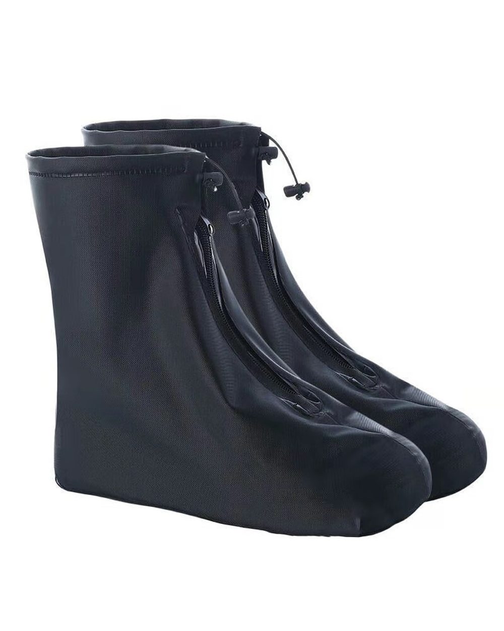 Men Women Shoes Covers for Rain Flats Ankle Boots Cover PVC Reusable Non-slip Cover for Shoes with Internal front-0