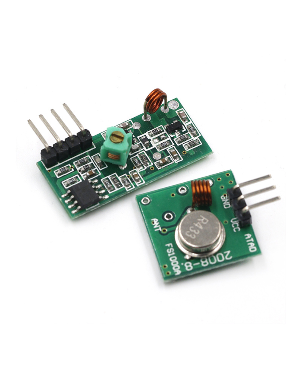315 433 Mhz 315Mhz 433Mhz Rf Transmitter And Receiver Link Kit For Arduino Wireless Remote Control Module Voltage Modul front-3