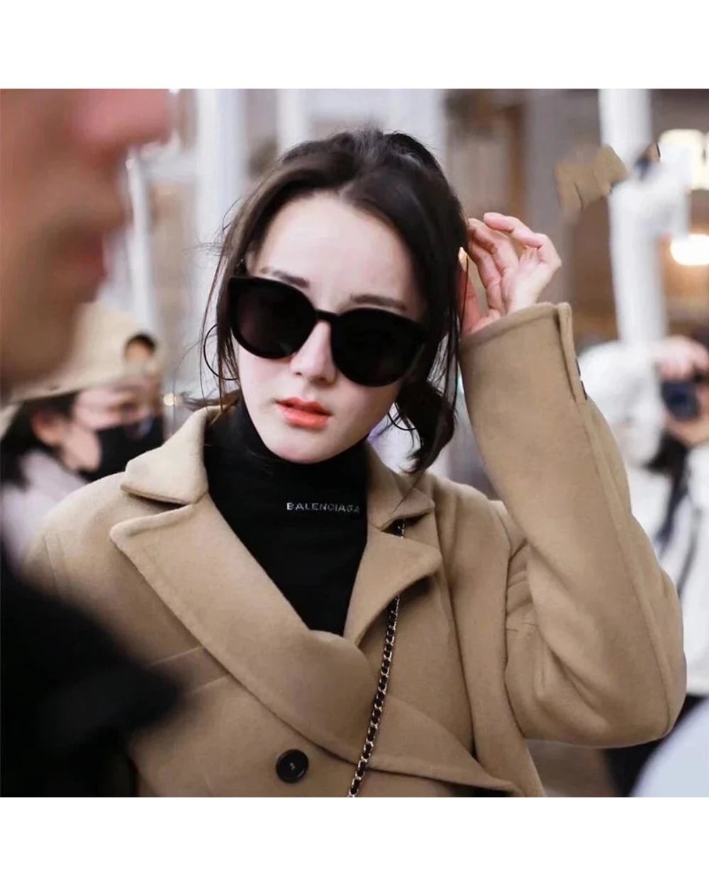 Gentle Korea Brand Sunglasses Her Lang Solo Tambu Papas Le Crella Square Acetate Polarized Uv400 Sunglasses Women Men front-4