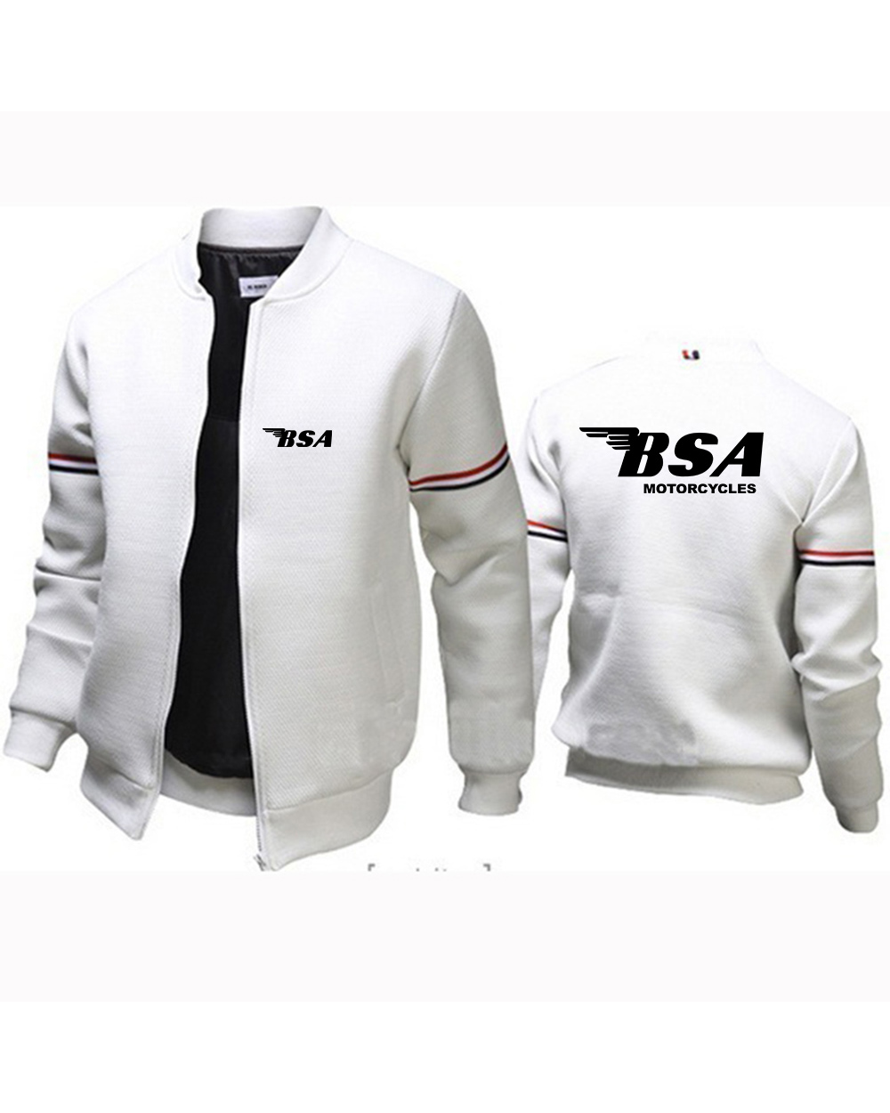Bsa Mens New Round Neck Fight Jacket front-5