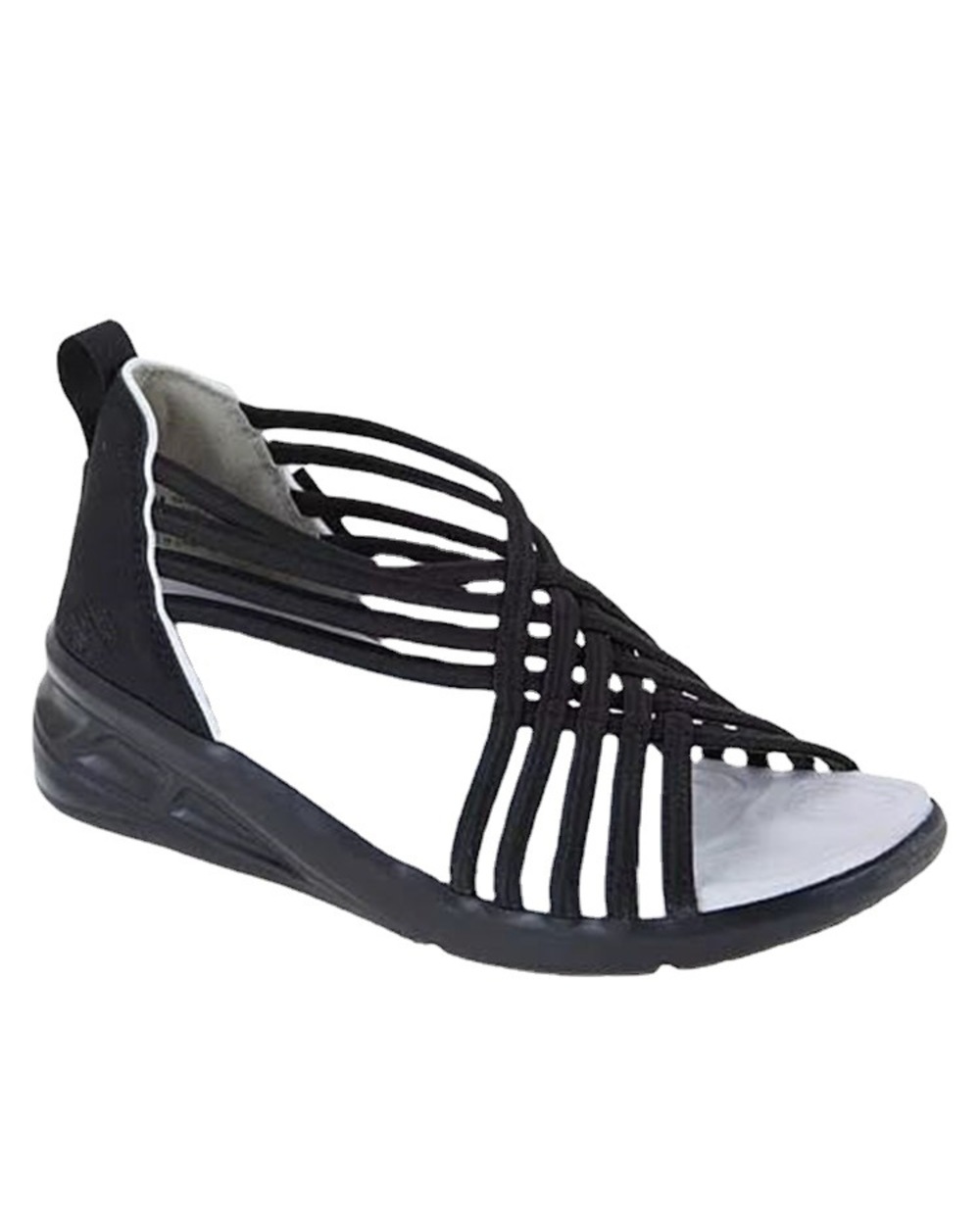 TOP TRENDING SUMMER SALE Water-Ready Elastic Sporty Step-In Sandal front-2