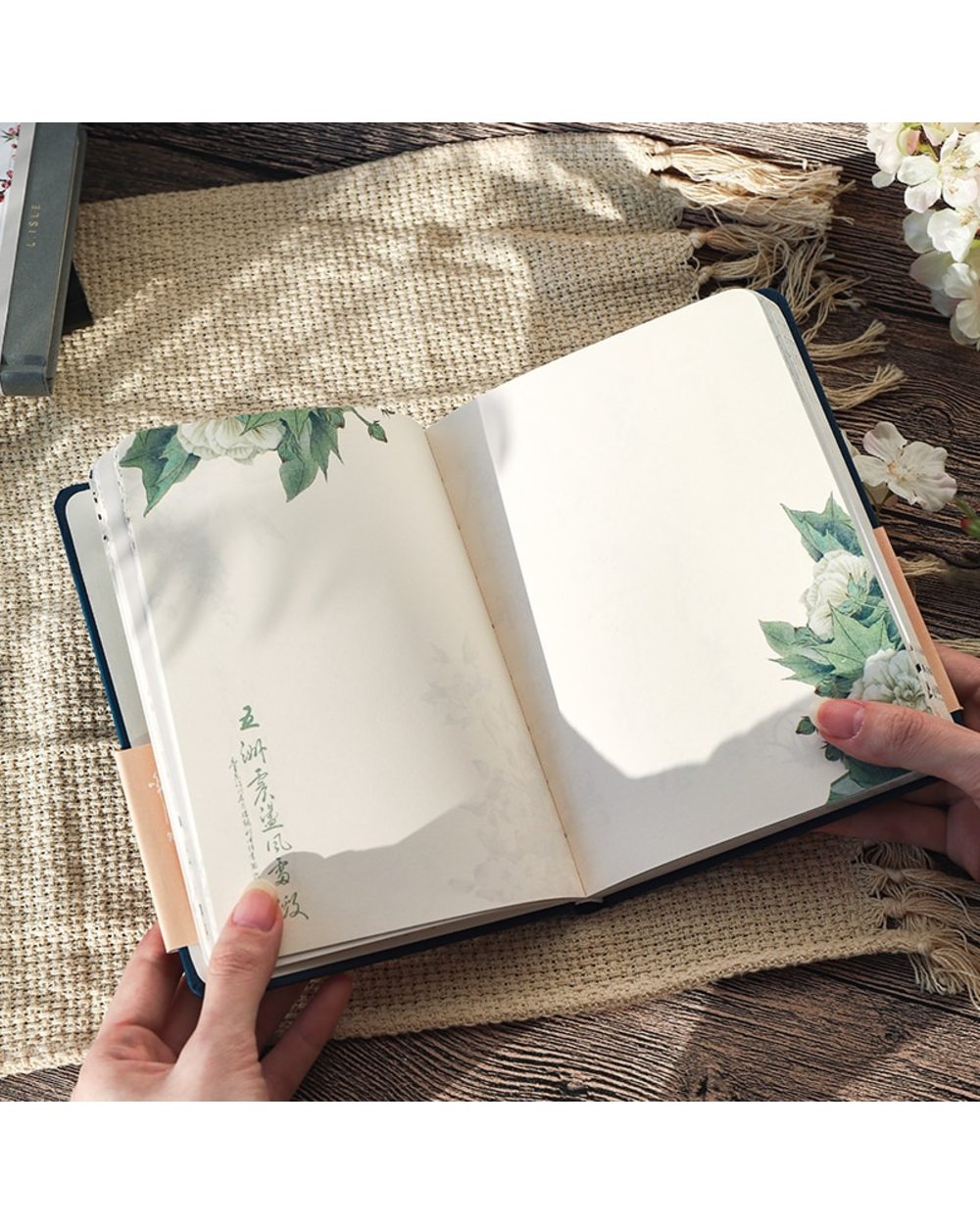 Chinese Style Creative Hardcover Diary Journal Weekly Planner Scrapbook front-2