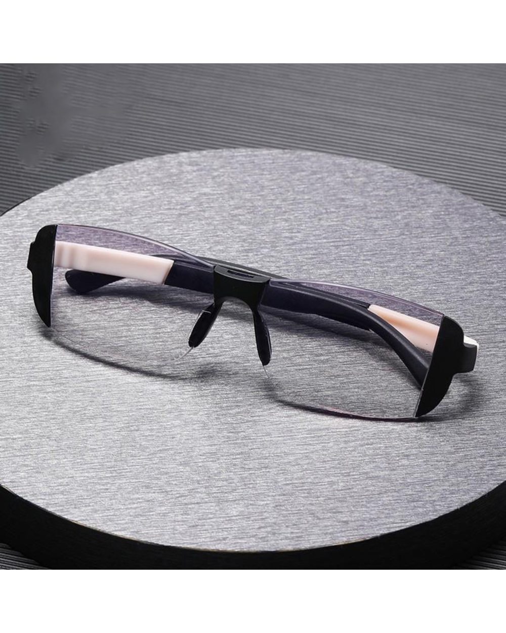 Tr Blue Red Black Bifocal Reading Glasses Unisex Double Light Vision Care Presbyopia Eyeglasses front-3