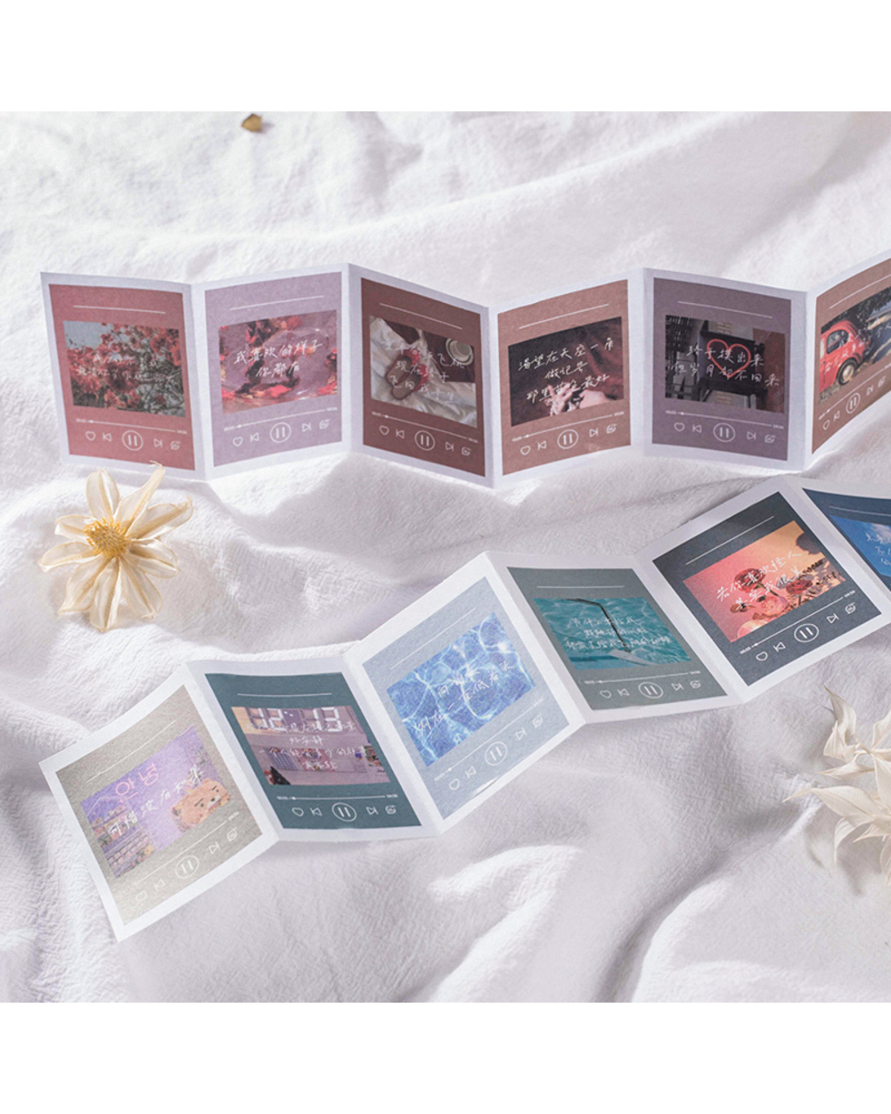 50 Sheets Share To Your Playlist Series Decorative Stickers Book Scrapbooking Label Diary Stationery Album Phone Journa front-3