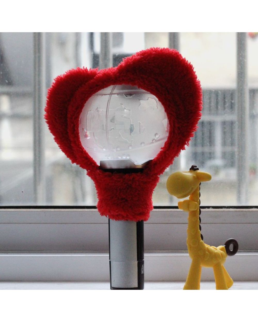 1Pcs Plush Cover For Decorate Lightstick Kpop Bangtan Boys Light Stick K-Pop Bangtan Cover front-1