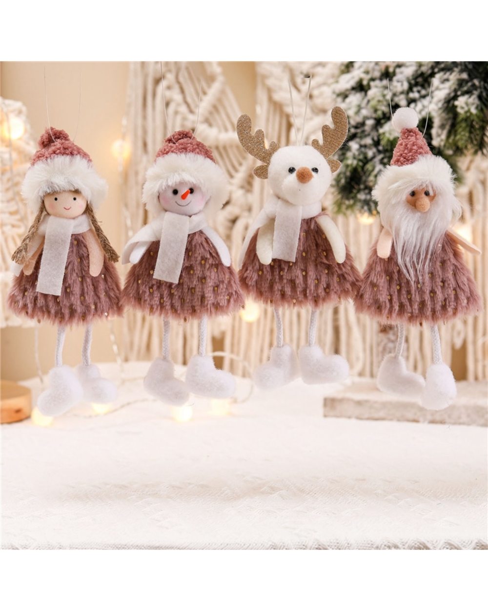 Christmas Tree Pendant Ornaments- 2022 New Year Gifts Christmas Angel Dolls Christmas Decoration front-3