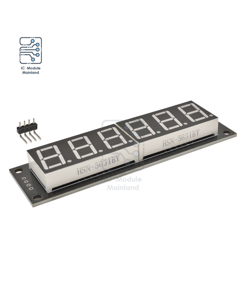Tm1637 6-Digit 0.36/0.56 Inch 7 Segments Digital Tube Clock Module Blue Yellow White Green Red Led Display For Arduino front-2