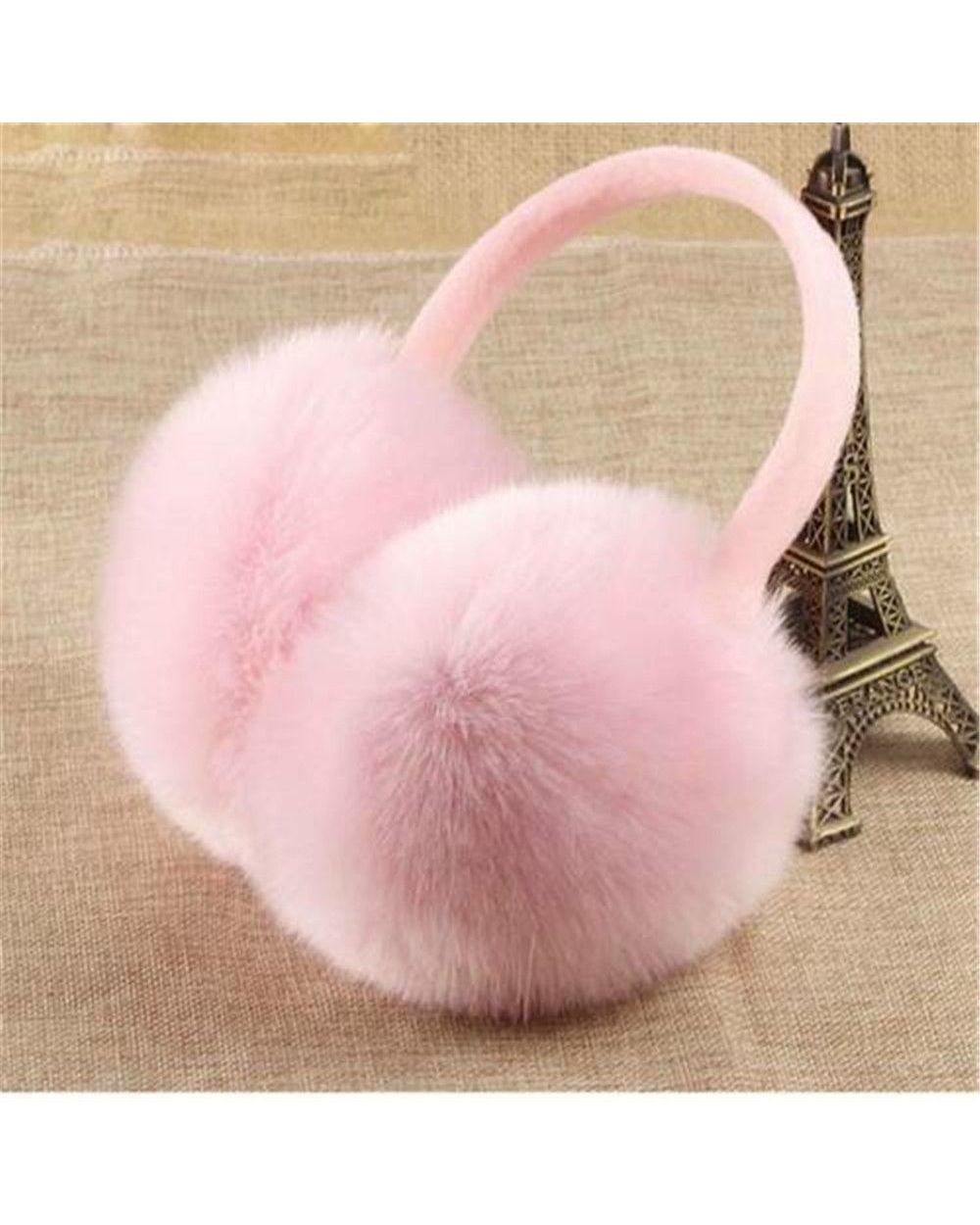 Soft Plush Ear Warmer Winter Warm Earmuffs Women Men Fashion Solid Color Earflap Outdoor Cold Protection Ear-Muffs Ear front-1
