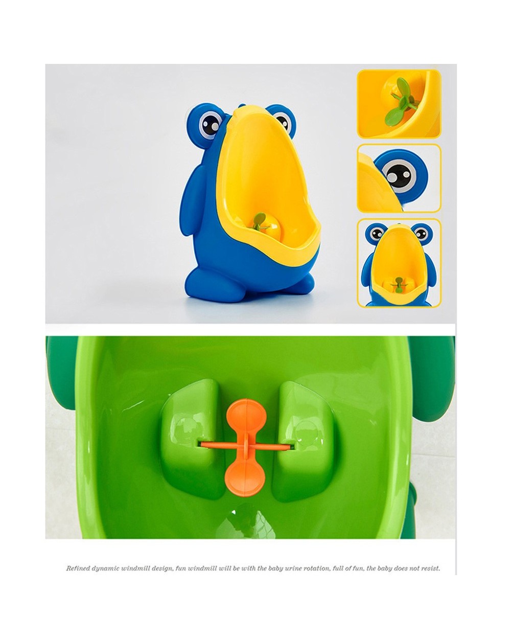 Baby Boy Potty Toilet Training Frogs Children Stand Vertical Urinal Boys Penico Pee Infant Toddler Wall-Mounted New Arr front-2