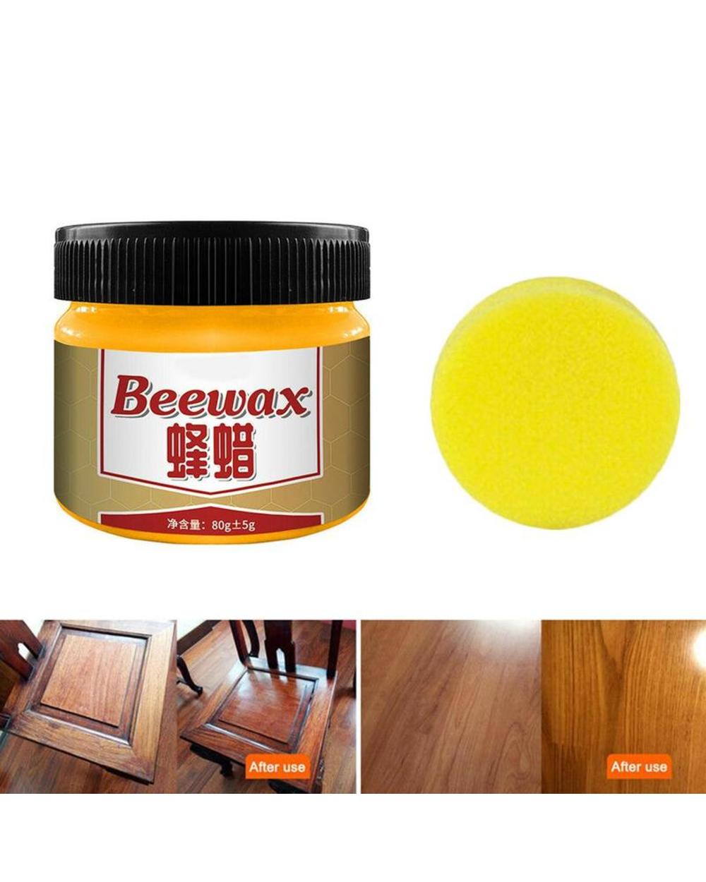 Wood Seasoning Beewax Furniture Care Complete Solution Furniture Cleaning Polished Care Beeswax Waterproof Wear-Resista front-2