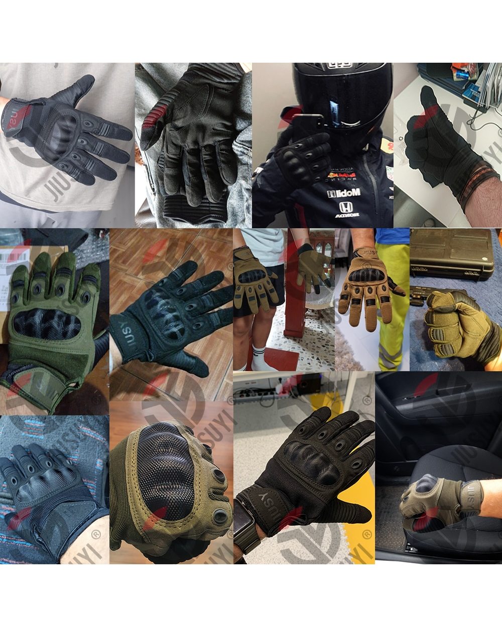 Touch Screen Tactical Full Finger Gloves Military Paintball Shooting Airsoft Combat Work Driving Riding Hunting Gloves front-1