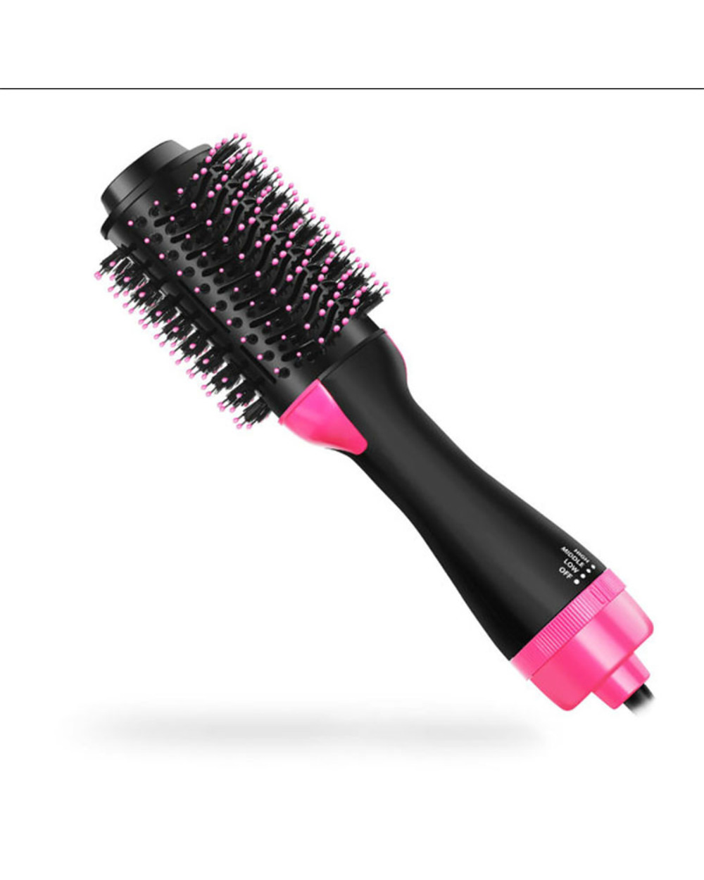 1000W Hair Dryer Hot Air Brush Styler and Volumizer Hair Straightener Curler Comb Roller Electric Ion Blow Dryer Brush front-2