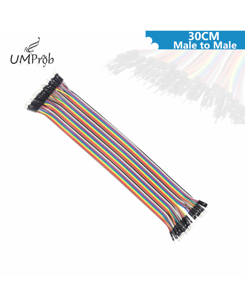 Dupont Line 20Cm Male To Male + Male To Female + Female To Female Jumper Wire Dupont Cable For Arduino Diy Kit front-3
