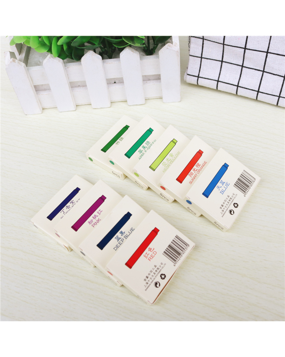 Color Fountain Pen Ink Fill The Ink Capsule 2.8Mm Inner Diameter Suitable For Most Pens 20 Pcs/Lot front-3