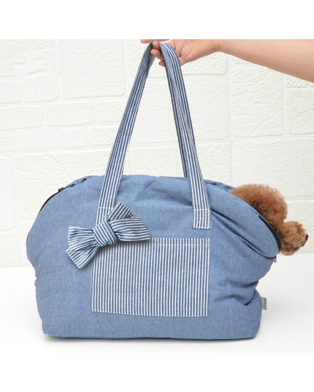 Pet Carrier Bag Pomeranian Pug Chihuahua Puppy Cat Yorkie Discreet Tote front-0