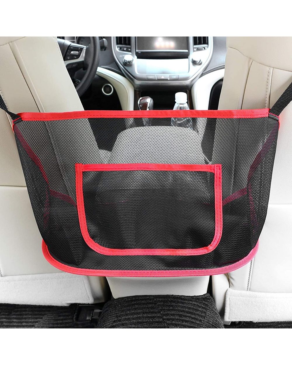 Carnet Bag Car Net Pocket Handbag Holder front-0