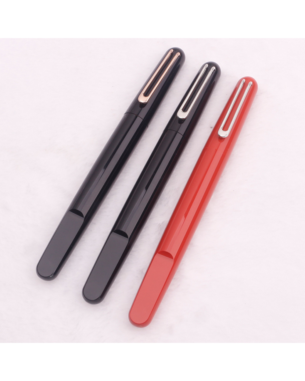 Mb Black Resin Monte M Roller Ball Pen Luxury Ballpen Capless Gel Pens High End Blance Fountain Pens Stationery front-1