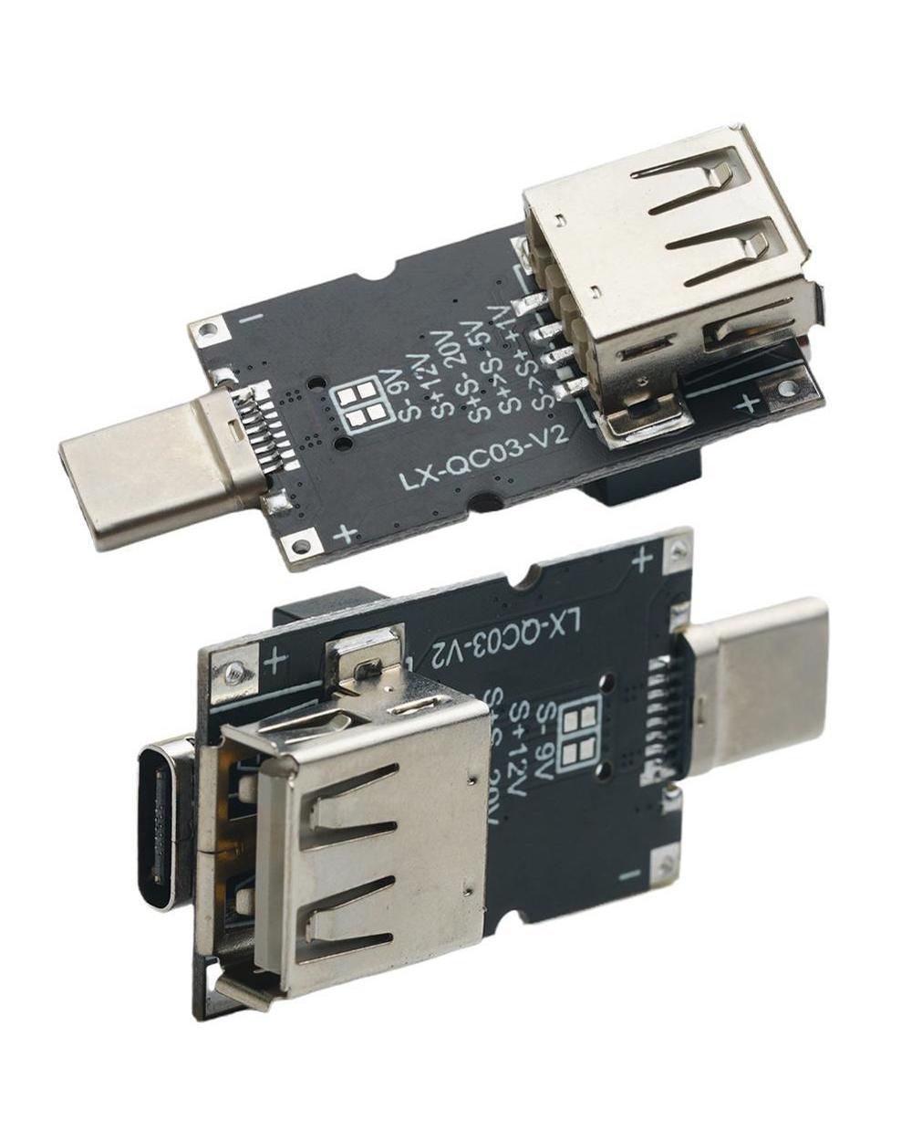100W 5A Qc Trigger Type-C Usb Qc Decoy Trigger Board 5/9/12/20V Qc2.0/3.0 Trigger Adapter Cable Connection Polling front-4