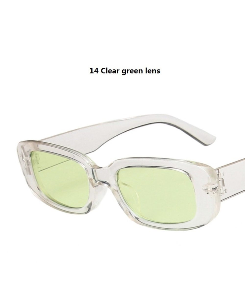 Small Rectangle Sunglasses Women Oval Vintage Brand Designer Square Sun Glasses For Women Shades Female Eyewear Anti-Gl front-3