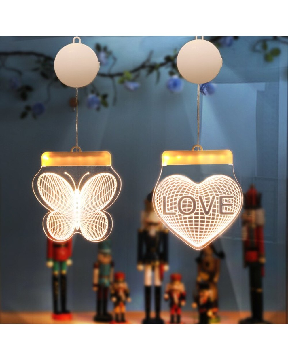 3D Acrylic Led String Light Love Wedding Heart Valentine's Day Party Decor Unicorn Birthday Gifts Baby Shower Kid Decor front-1