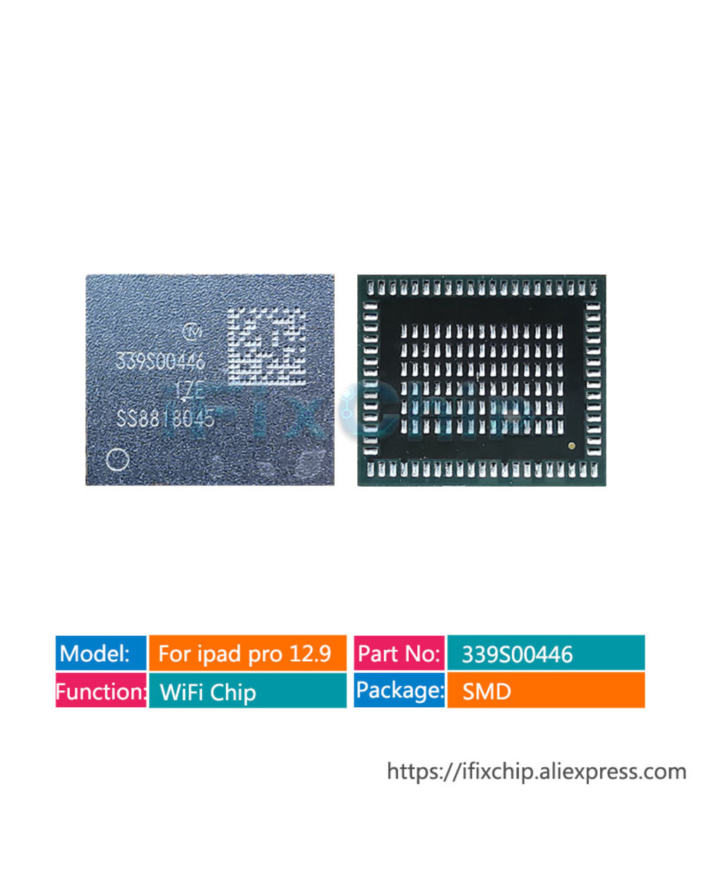 339S00446 Wifi Ic Module For Ipad Pro 12.9 2018 A1893/A1954 Wi-Fi Chip High Temperature Wlan Bluetooth Wifi Version Ic front-0