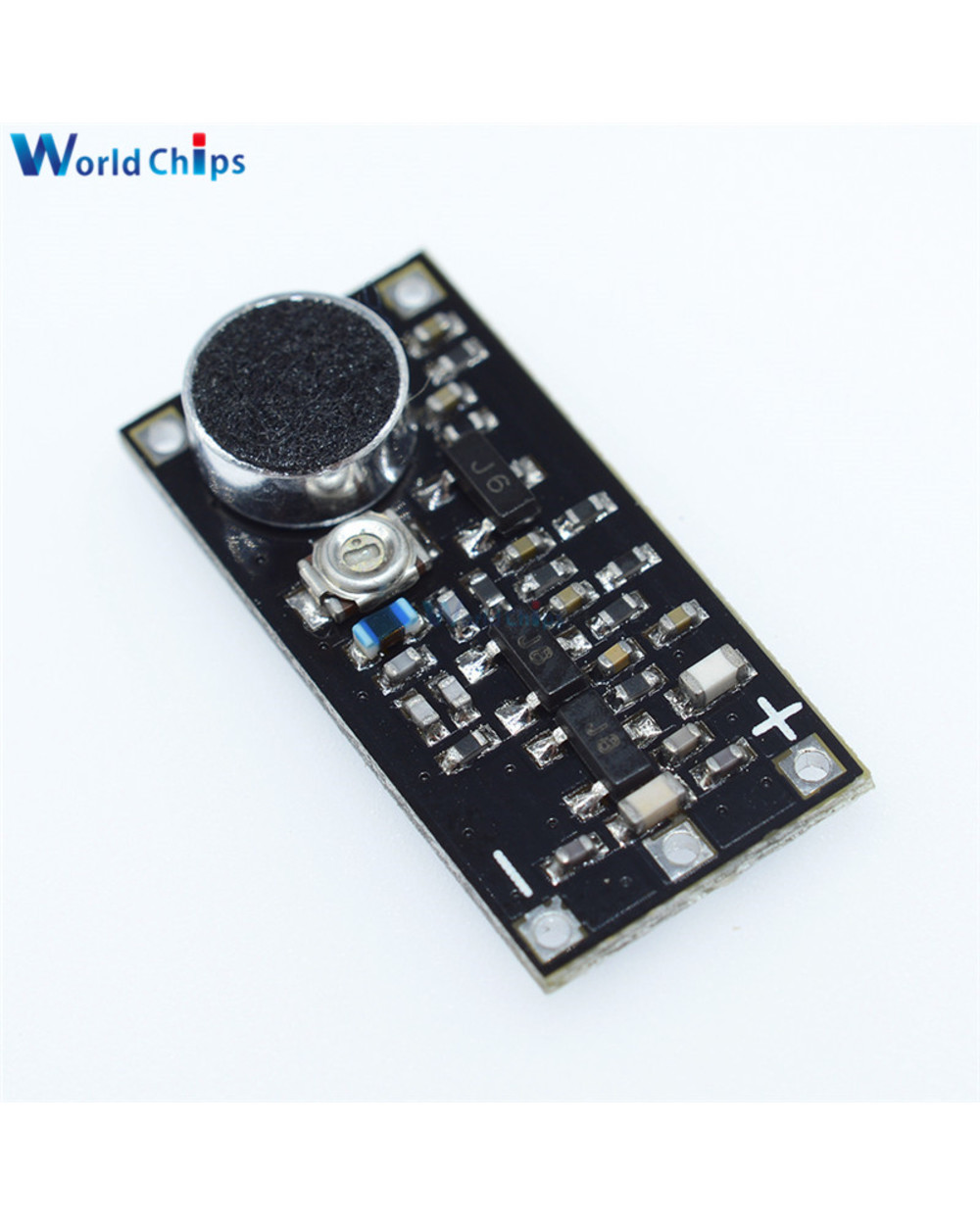 Fm Transmitter Wireless Microphone Surveillance Frequency Board Module For Arduino Adjustable Capacitor 88-115Mhz 80-11 front-1