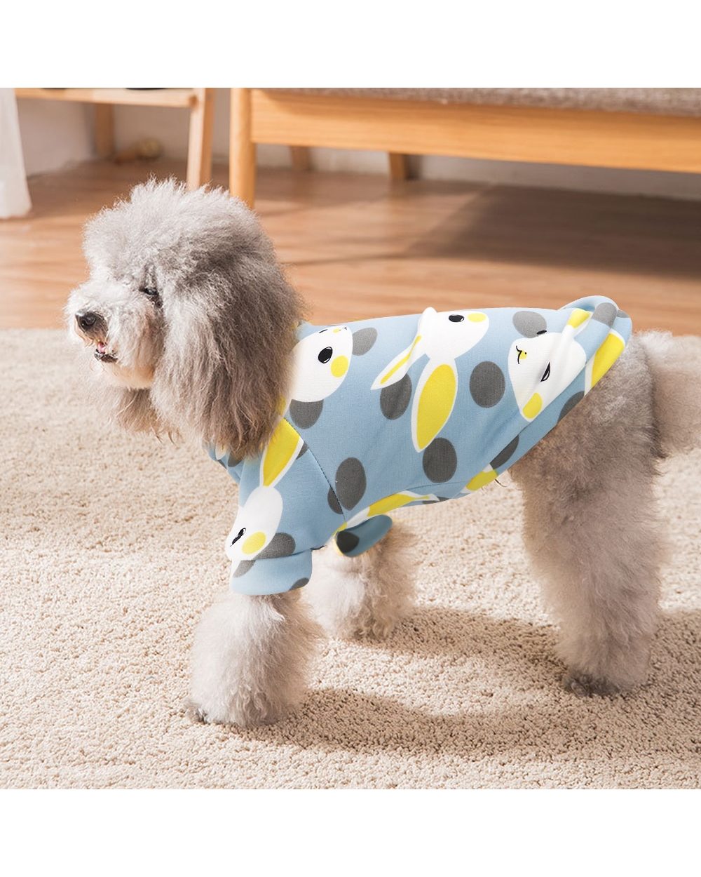 Cute Pet Cat Costume Clothes Soft Small Dogs Cats Hoodies Autumn Winter Kedi Katten Sphynx Sweatshirt Hoodie Warm front-3