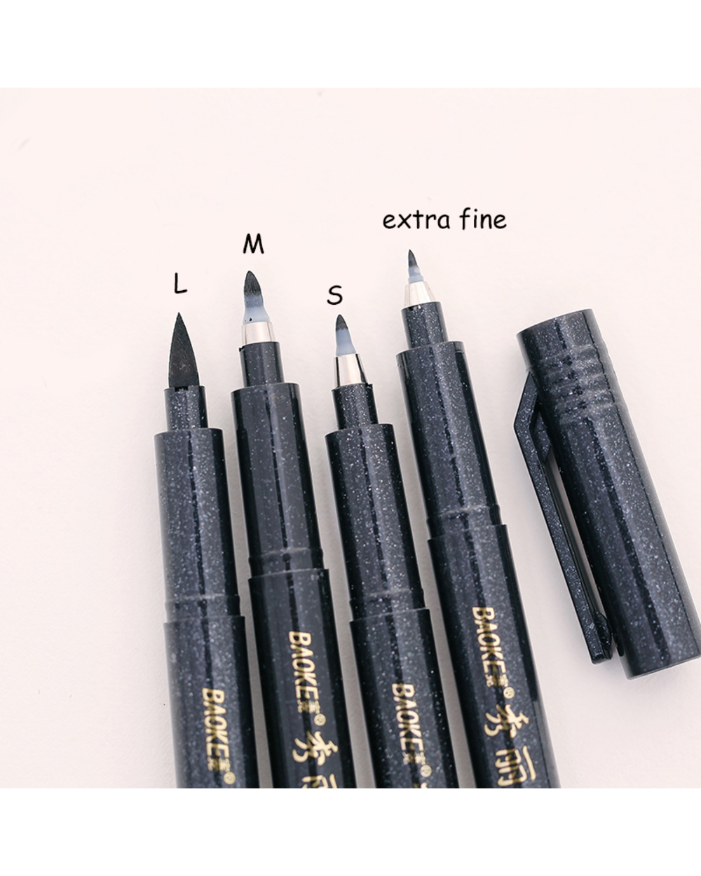 1-Piece Brush Calligraphy Pens Ink Refillable Art Marker For Writing Sketching Outlining Office School Supplies Station front-0