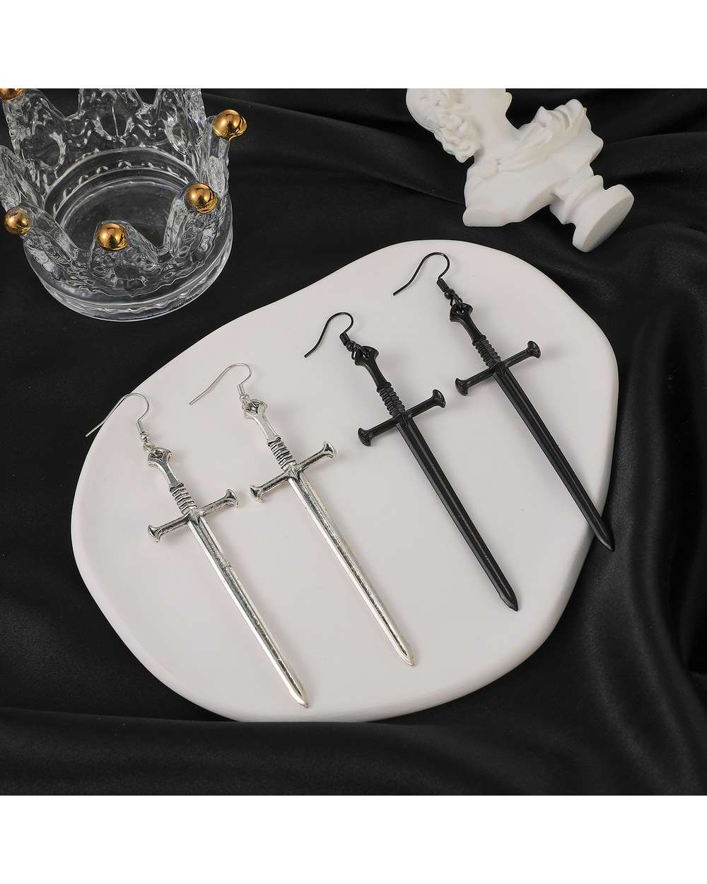 Buy Best Quality Sword Earrings Free Shipping front-0