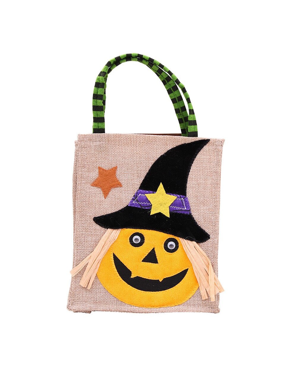 2022 New Year Favor Party Decoration Pumpkin Witch Tote Bag For Home Halloween Ornament Party Kids Gift Bag Supplies front-5