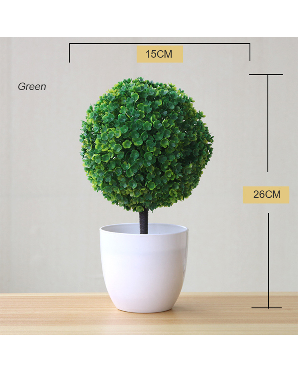 Artificial Plants Bonsai Small Greenpine Pot Plants Simulation Tree Decor Fake Flowers Potted Ornt Home Garden El Decor front-2
