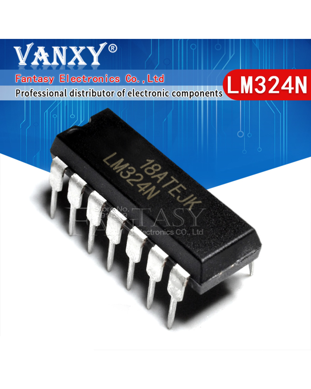 20Pcs Ua741 Lm324 Lm393 Lm339 Ne555 Lm358 Dip Lm358p Lm358n Lm324n Lm339n Lm393n Lm393p Ne555p Ua741cn Dip-8 Amplifier front-0