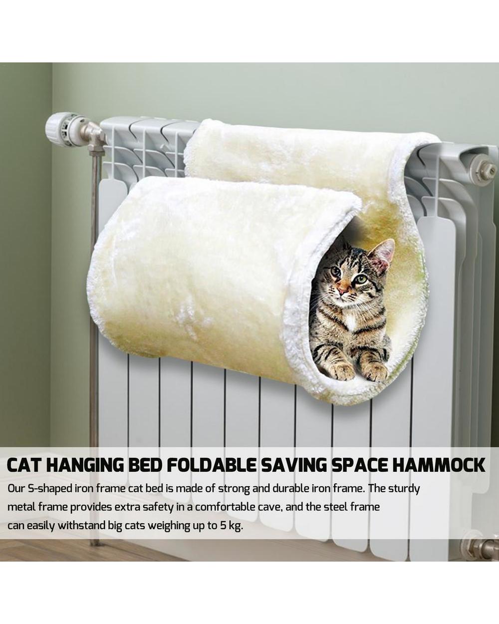 Cat Puppy Hammock Deluxe Cat Radiator Bed Warm And Cosy Puppy Pet Radiator Bed With Strong Frame Easy To Clean Foldable front-1