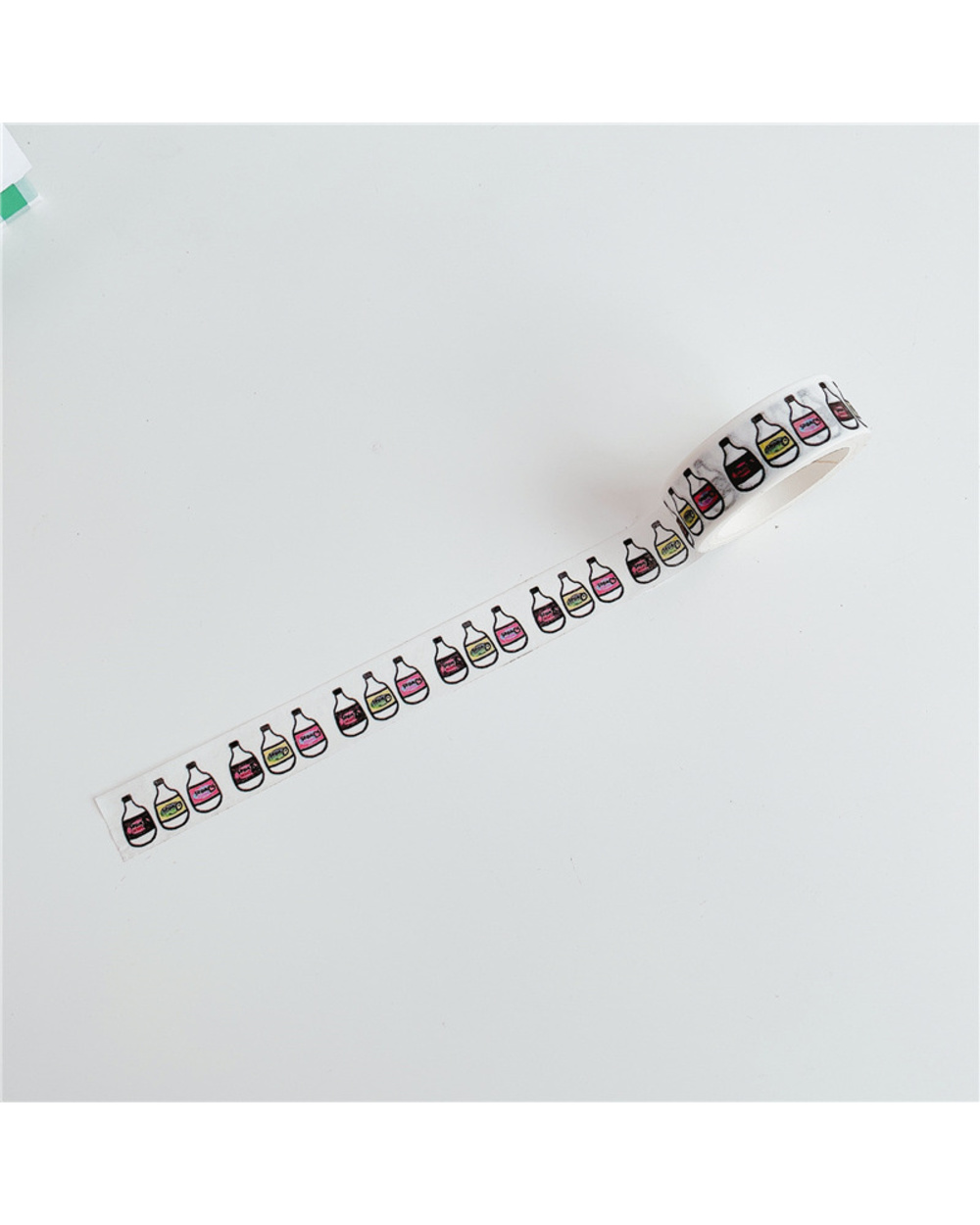 Korean Ins Black White English Adhesive Washi Tape Simple Style Checkerboard Manual Stationery Decorative Tape Seal Sti front-4