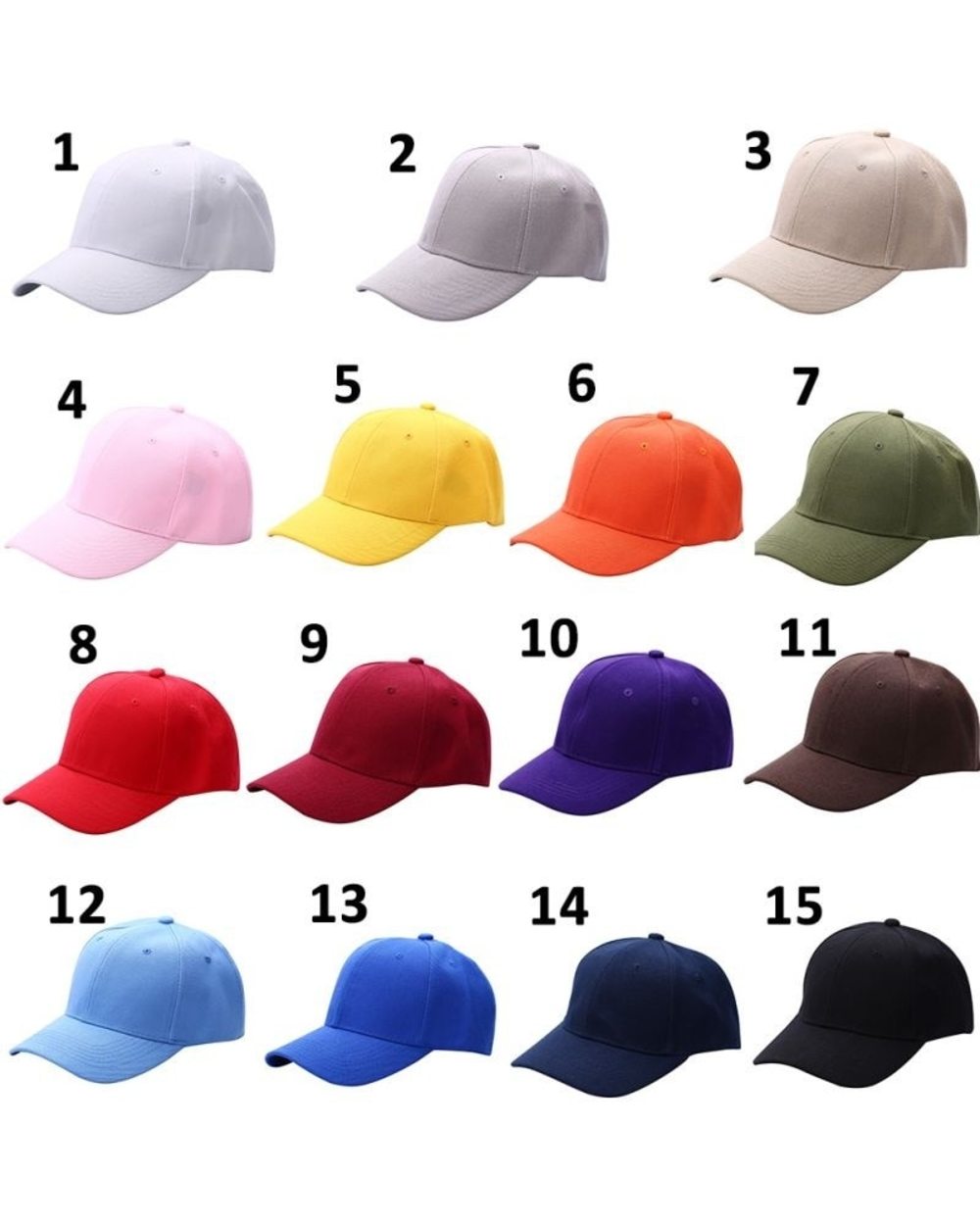 2021 Black Cap Solid Color Baseball Cap Snapback Caps Casquette Hats Casual Gorras Hip Hop Dad Hats For Men Women Unisex front-5