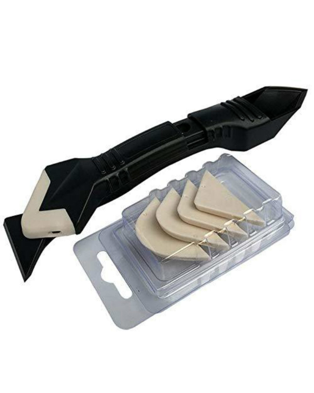3In1 Silicone Caulking Tools Sealant Remover Tool Kit Glass Angle Glue Shovel Set Scraper Caulking Mould Removal Useful front-2