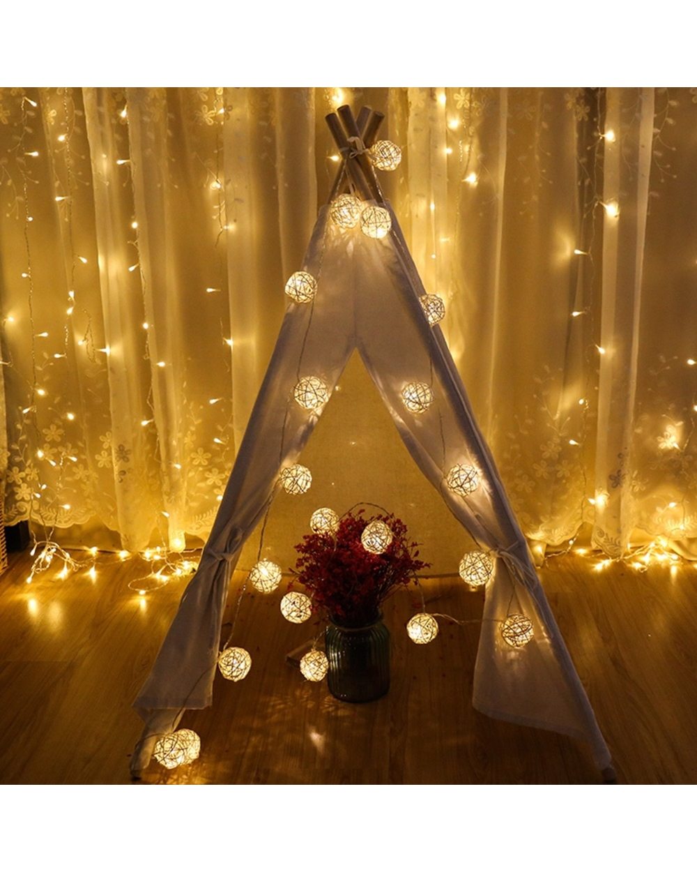 Staraise 2 5M Led Copper Wire String Lights Romantic Wedding Fairy Light Decoration AA Battery Operated Christmas Decor front-5