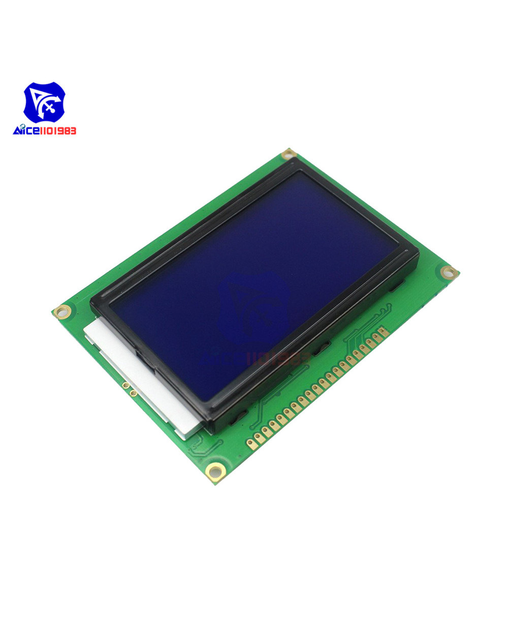 Diymore 128X64 Dots Graphic 12864 Lcd Display Module With Backlight St7920 Iic I2c Spi For Arduino Raspberry Pi Stm32 3 front-2