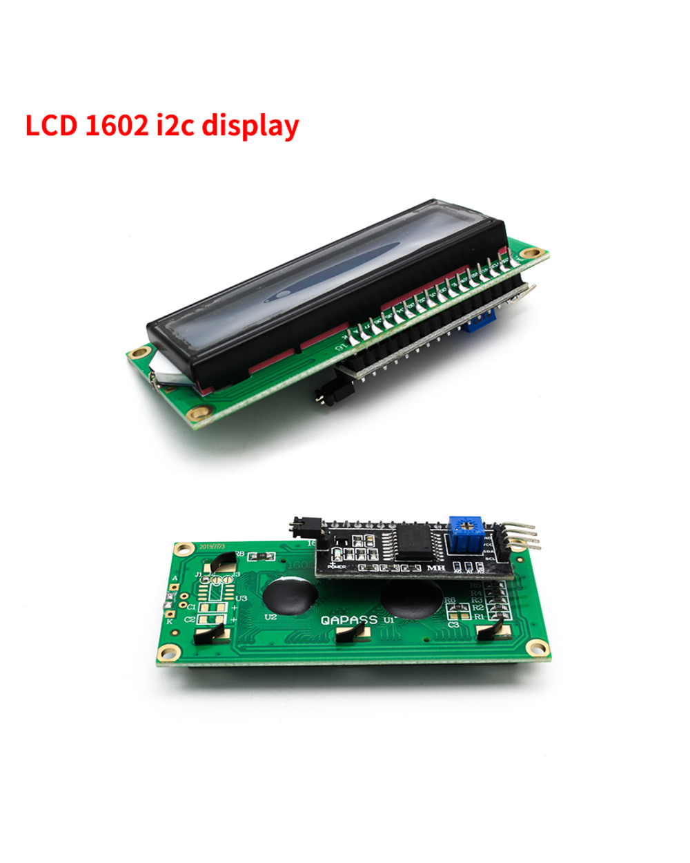 For Arduino Lcd Display Module Lcd1602 16X2 Blue /Yellow Green Screen Character Display Module 5V With Pcf8574 Iic I2c front-3
