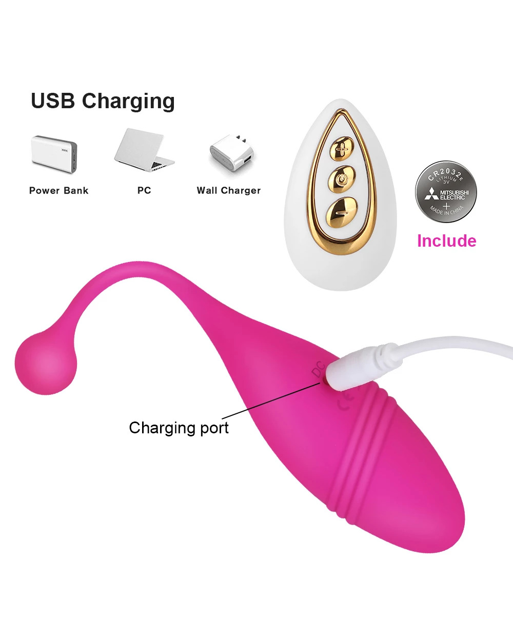 Clitoris stimulator Vaginal Vibrator- INTOYMENTS front-1