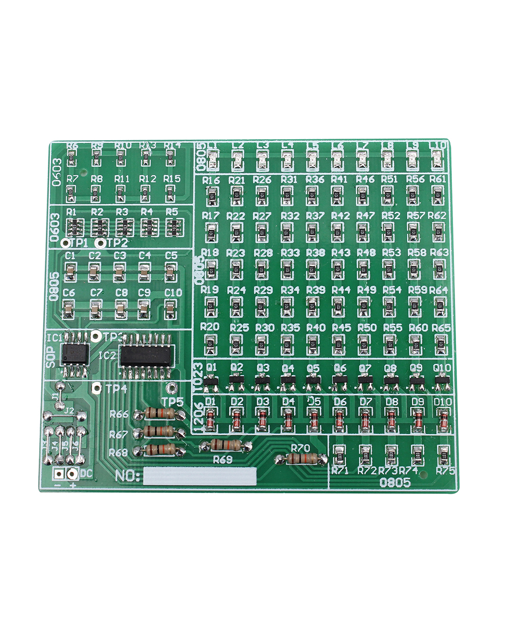 Diy Kit Smt Smd Component Welding Practice Board Rgb Led Flashing Controller Resitor Diode Transistor Electronics Learn front-1