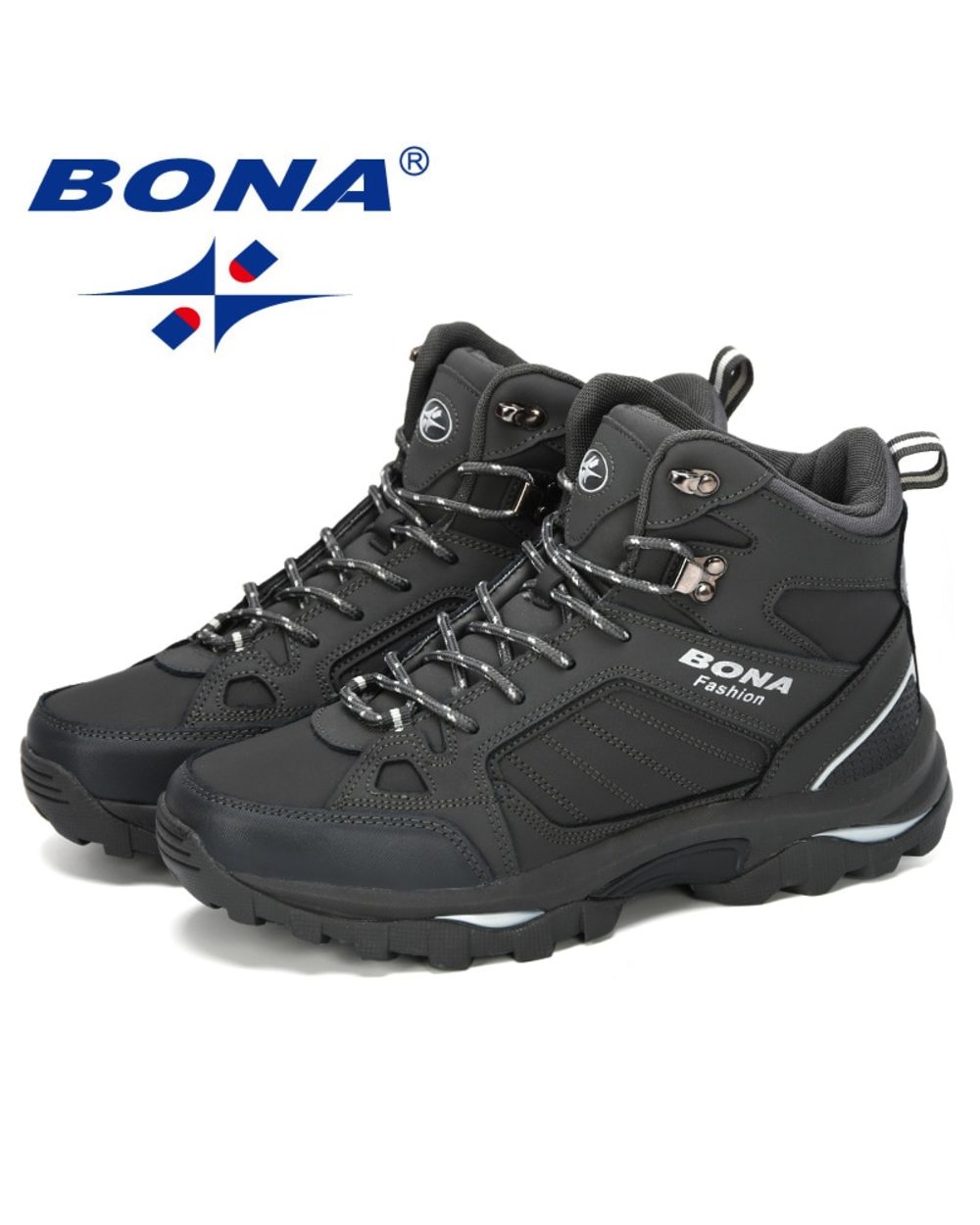 Boots Anti-Skidding Leather Shoes Men Popular Comfy Spring Autumn Men Shoes Short Plush Snow Boots Durable Outsole front-4