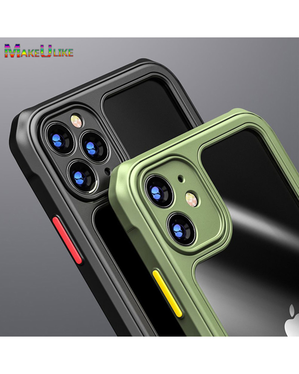 Anti-Fall Clear Case For 11 Pro 11Pro Max Case Hard Pic Cover For 7 8 Plus X Xr Xs Max Se 2020 Cases front-3
