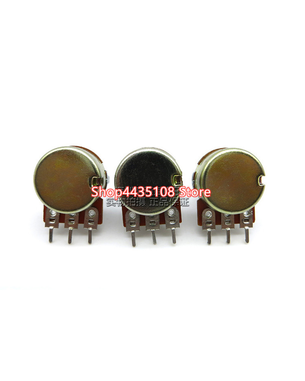 5Pcs Wh148 B1k B2k B5k B10k B20k B50k B100k B500k 3Pin 15Mm Shaft Amplifier Dual Stereo Potentiometer 1K 2K 5K 10K 50K front-3