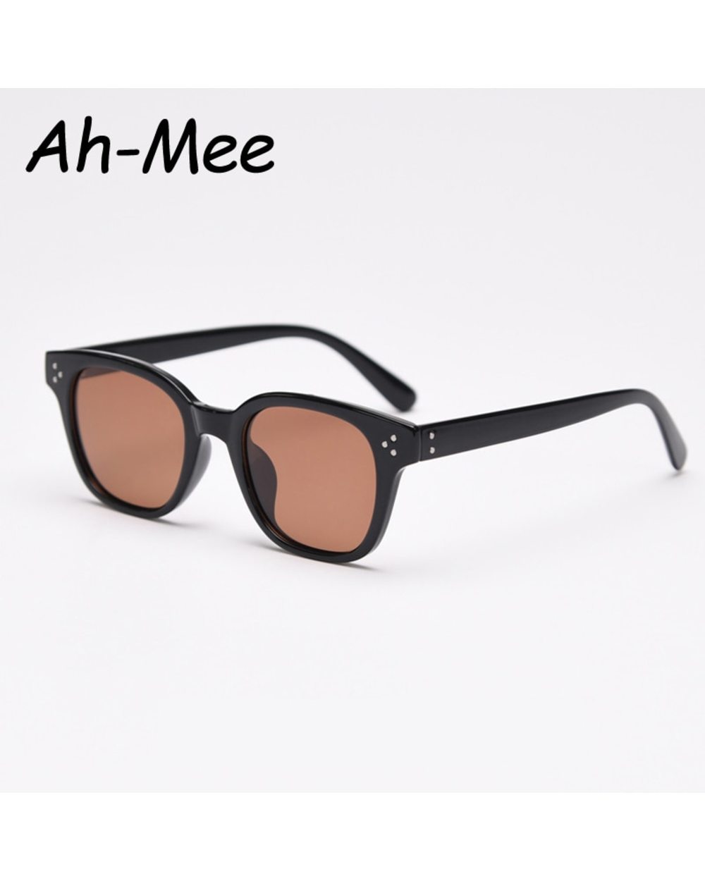 New Fashion Cat Eye Polarized Sunglasses Women Square Black Sun Glasses Rivet Trend Candy Color Small Frame Eyeglasses front-4