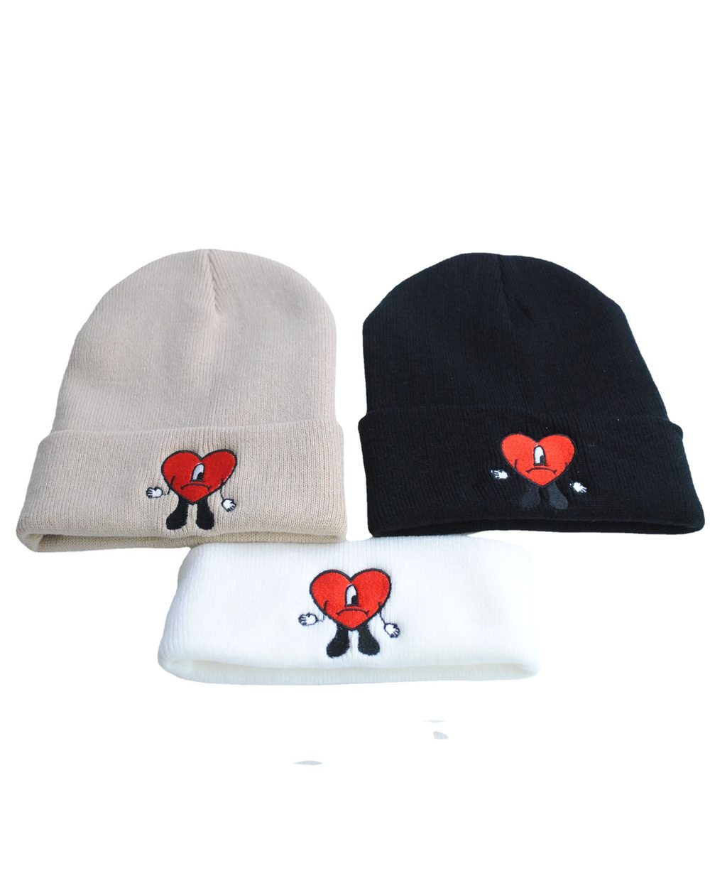 Bad Bunny Beanie Hat For Women Men Winter Warm Knitted Rabbit Ski Bonnet Skullies Unisex front-2
