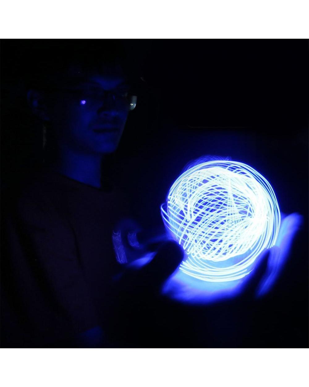 Flash Ball Led Light Rasengan Spiral Pill Generator Luminous Rechargeable Spherical Toy Kids Educational Toys For Child front-0