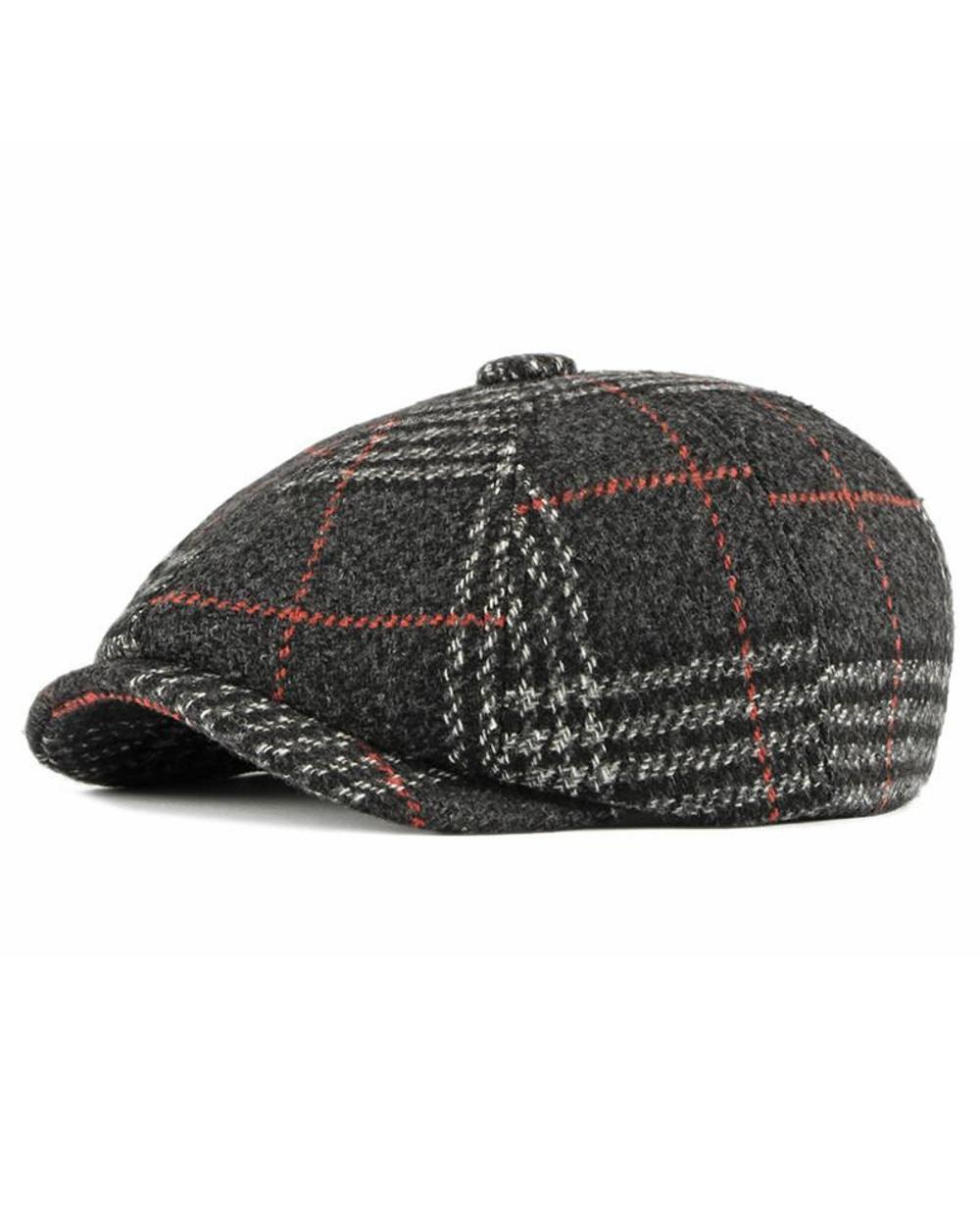 Ldslyjr 2021 Acrylic Autumn Winter Newsboy Caps Flat Peaked Cap Men And Women Painter Beret Hats 101 front-0