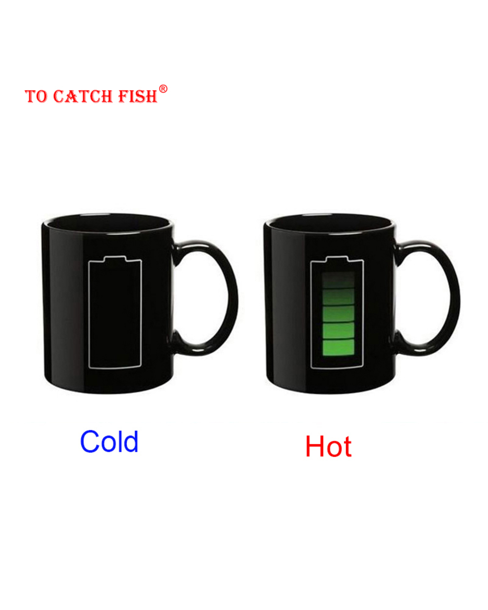 Creative Battery Magic Mug Positive Energy Color Changing Cup Ceramic Discoloration Coffee Tea Milk Mugs Novelty Gifts front-5