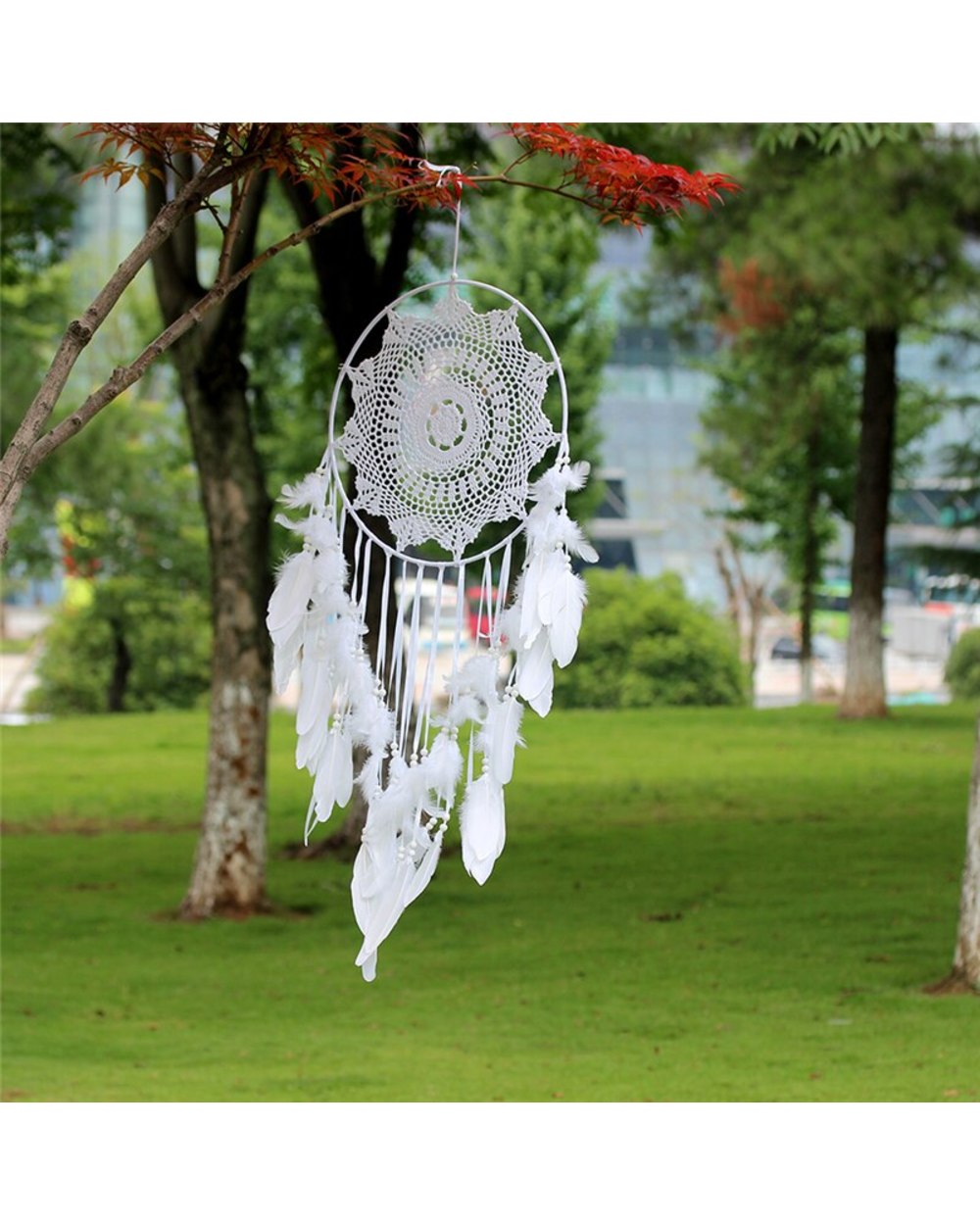 Rustic Dream Catchers Handmade Indian Big Large Circle Living Bedroom Hanging Dreamcatcher Craft For Girls front-1